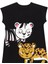 Leopar ve Zebra Kız Çocuk Tunik Tayt Takım 5