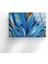 Mavi Soyut Temperli Cam Duvar Tablosu 3