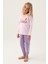 Endless Mor Kız Çocuk Pijama Takımı 2