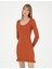 Kadın Kiremit Ex. Slim Fit Triko Elbise 50280230-VR031 1