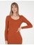 Kadın Kiremit Ex. Slim Fit Triko Elbise 50280230-VR031 3