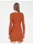 Kadın Kiremit Ex. Slim Fit Triko Elbise 50280230-VR031 5