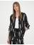 Kadın Siyah Comfort Fit Uzun Kollu Gömlek 50284765-VR046 3