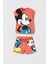 Çocuk Mickey Mouse Baskılı Pamuklu Bisiklet Yaka T-Shirt ve Şort Alt Üst Takım 2