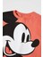 Çocuk Mickey Mouse Baskılı Pamuklu Bisiklet Yaka T-Shirt ve Şort Alt Üst Takım 3