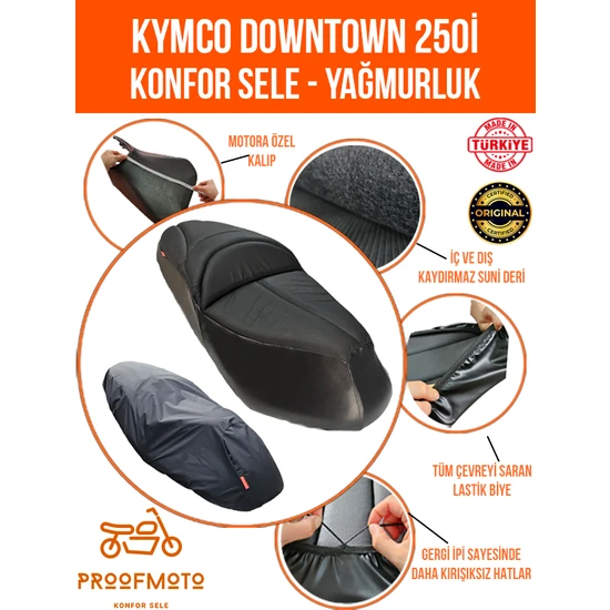 Kymco Downtown 250İ Konfor Sele Kılıf