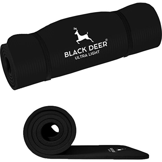 Black Deer Ultra Light Pilates Yoga Kamp Matı Egzersiz Minderi Kaymaz Taban 180X55 cm 10 mm
