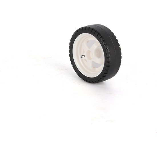 1:18 Scale Metal Hard Drift Tires & Wheels – Upgrade Parts For LDRC AE86, LD1801-LD1804, A01/A02 RC Cars (Set Of 4)