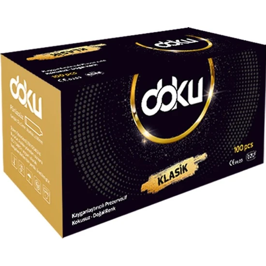 Doku Klasik Prezervatif (100 Adet) 100 Adet