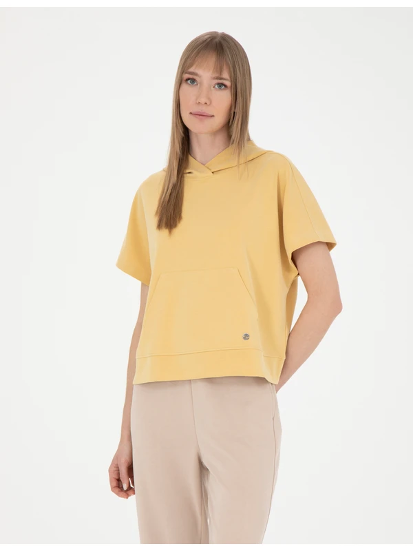 Pierre Cardin Dynamic Kadın Sarı Regular Fit Sweatshirt 50256199-VR044