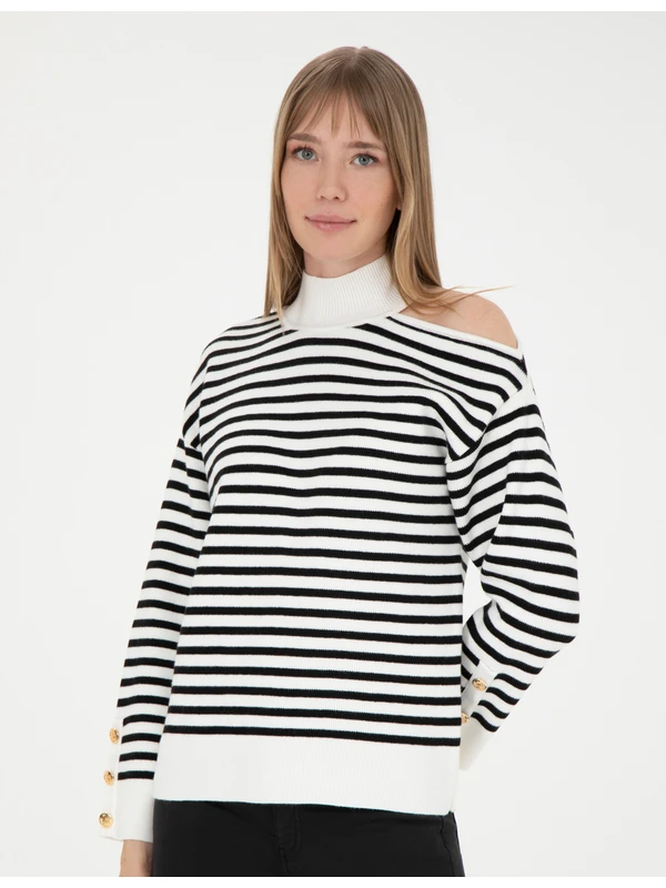 Pierre Cardin Kadın Çok Renkli Comfort Fit Kazak 50280229-VR139
