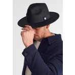 Erkek Ayarlanabilir Siyah Fedora Şapka