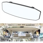 Polham 30X9 cm Ultra Geniş Araç Içi Geniş Açılı Araç Dikiz Aynası, Kavisli, Genişletilmiş Açılı Ayna