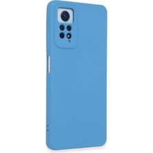 Newface Xiaomi Redmi Note 12 Pro 4g Kılıf Nano Içi Kadife  Silikon - Mavi 300099