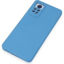 Newface Xiaomi Redmi Note 12 Pro 4g Kılıf Nano Içi Kadife  Silikon - Mavi 300099