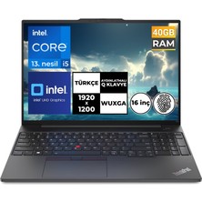 Lenovo Thinkpad E16 Gen1 I5-1335U 40GB 256 GB SSD 16" Wuxga Freedos 21JN0008TX Bt3