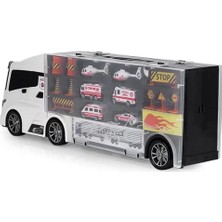 Askeri Araç Taşıyıcı Tır 40 cm Büyük Oyuncak Tır