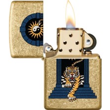 Zippo Çakmak 48613 Tiger Tattoo Design