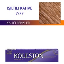 Wella Koleston Single Tüp Boya Saç Boyası Işıltılı Kahve 7/77