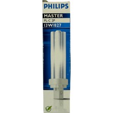 Philips Master 13W 827 2700K (Sarı Işık) 2 Pinli G24D-1 Duylu Plc Ampul