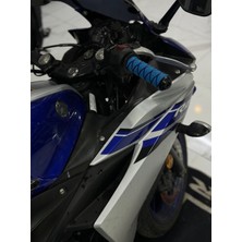 Motobros Mavi Yamaha R25 Kauçuk Gidon Sarmalı Elcik Kılıfı Elcik Koruma