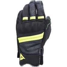 Daınese Eld/ Fulmıne D-Dry-Gloves Black/yellow Flue