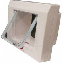 Eastland Cat Flap 2 Yollu Kedi Köpek Kapısı24*24*8cm Beyaz