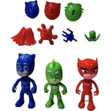 Layfhex Baykuş Kız Maskeli Pj Mask Pijamaskeliler Figürleri Oyuncak Seti 11 Parça