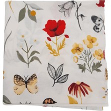 Angel Çanta Aksesuar 80X35 cm Pamuklu Astarlık Kumaş Renkli Çiçekli No:37