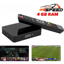 FS1PRO Teknoloji 4b Ram Iptv Uydu Alıcısı Vip - Çanaklı Çanaksız Tv Izleme Linux Işletim & High Speed