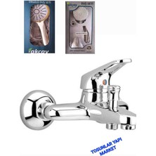 Akçay Banyo Mix Batarya + Akçay Ayarlı Duş Seti