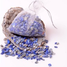 Taş Sandığı Lapis Lazuli Kırık Taş Kese - 60 gr