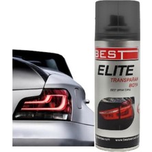 Best Elite Transparan Far Boyası 200 ml Siyah