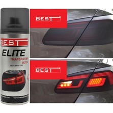 Best Elite Transparan Far Boyası 200 ml Siyah