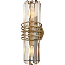 Parşömen Aplik E14 12W 10cm Metal Eskitme Avonni-AP-1906-1E