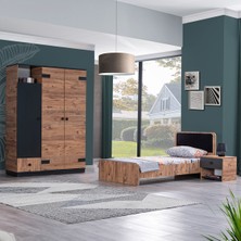 Setay Genç Odası, Milas Genç Odası Takımı - Karyola, Dolap, Komodin