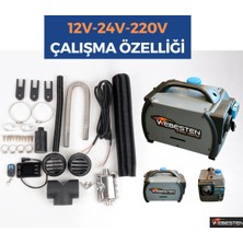 Webesten Çanta Tipi Seyyar 12V/24/220V 5kw Dizel Isıtıcı