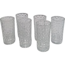 Cengiz Glass Home Sofia Tumbler 6'lı Cam Su Bardak 350 cc