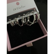 Tx Jewelry Çelik 6lı Set Altıgen Çelik Küpe