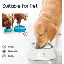 Longbangdian Shop Mavi Stil 1.5l Köpek Kase Yüzen Ağız Islatmayan Köpek Besleyici Dökülme Yok Içme Suyu Besleyici Plastik Taşınabilir Pet Kase Evcil Hayvan Ürünleri (Yurt Dışından)