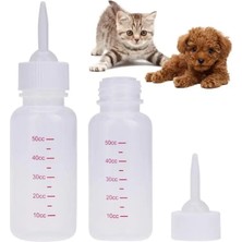 Longbangdian Shop Pet Hemşirelik Biberon Köpek Yavrusu Şişe 50ML Hayvan Bebek Besleyici Evcil Hayvan Ürünleri (Yurt Dışından)