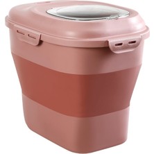 Longbangdian Shop 8FP600212-GN Stili D08D Pet Gıda Saklama Kabı Köpek Kedi Balık Için Saklama Kutusu Kuş Katlanabilir Pirinç Konteyner Hava Geçirmez Plastik Saklama Tutar (Yurt Dışından)