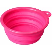 Longbangdian Shop Pembe 1 Stil Köpek Kasesi Katlanabilir Silikon Ikisi Bir Arada Kedi Su ve Tahıl Bardağı Kaseler Evcil Hayvan Maması Besleyici Kediler Taşınabilir Açık Seyahat Su Şişesi (Yurt Dışından)