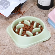 Longbangdian Shop Pı Stili 2021 Yeni Pet Köpek Kasesi Yavaş Besleyici Plastik Boğulma Önleyici Köpek Yavrusu Kedi Yeme Çanak Kase Yutmayı Önleyici Yemek Tabağı (Yurt Dışından)