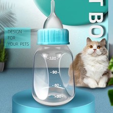 Longbangdian Shop Pembe Tarzı 120ML Biberon Pet Köpek Yavrusu Silikon Meme Besleyici 120ML Köpek Kedi Bebek Bakım Suyu Süt Besleyici Temizleme Bru (Yurt Dışından)
