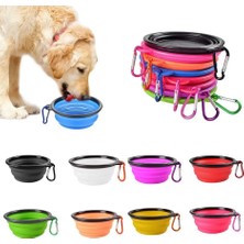 Longbangdian Shop 350ML Siyah Stil Köpek Uzatılabilir Su Kasesi Silikon Kase Outdoo Seyahat Taşınabilir Katlanabilir Köpekler Kedi Kaseleri Besleyici Katlanabilir Su Şişesi Köpek (Yurt Dışından)