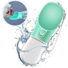 Longbangdian Shop Pembe B Stili 550ML ml Taşınabilir Pet Köpek Küçük Büyük Köpekler Için Su Şişesi Seyahat Yavru Kedi Içme Kase Bulldog Su Sebili Besleyici (Yurt Dışından)