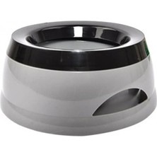 Longbangdian Shop Gri Tarzı Gıda Sızıntısını Önlemek Için Taşınabilir Büyük Kapasiteli 750ML Taşınabilir Sıçramaya Dayanıklı Köpek Yüzen Kase Su Sebili Içme Besleyici (Yurt Dışından)