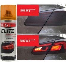 Best Elite Transparan Far Boyası 200 ml Turuncu