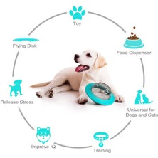 Longbangdian Shop Sarı Stil Köpek Ufo Besleyici Oyuncaklar Pet Kase Yatırmak Için Atıştırmalıklar Eğitici Gıda Dağıtımı Iq Kovalama Otomatik Top Atıcı Interaktif Для Собак (Yurt Dışından)